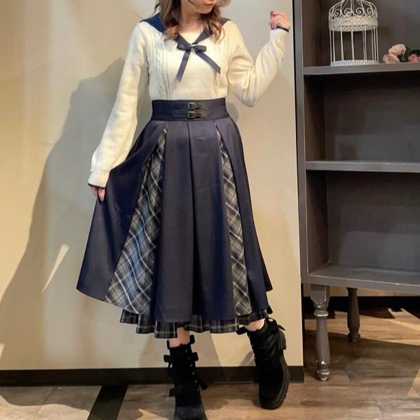 ♡大人可愛いセーラーニットコーデ♡