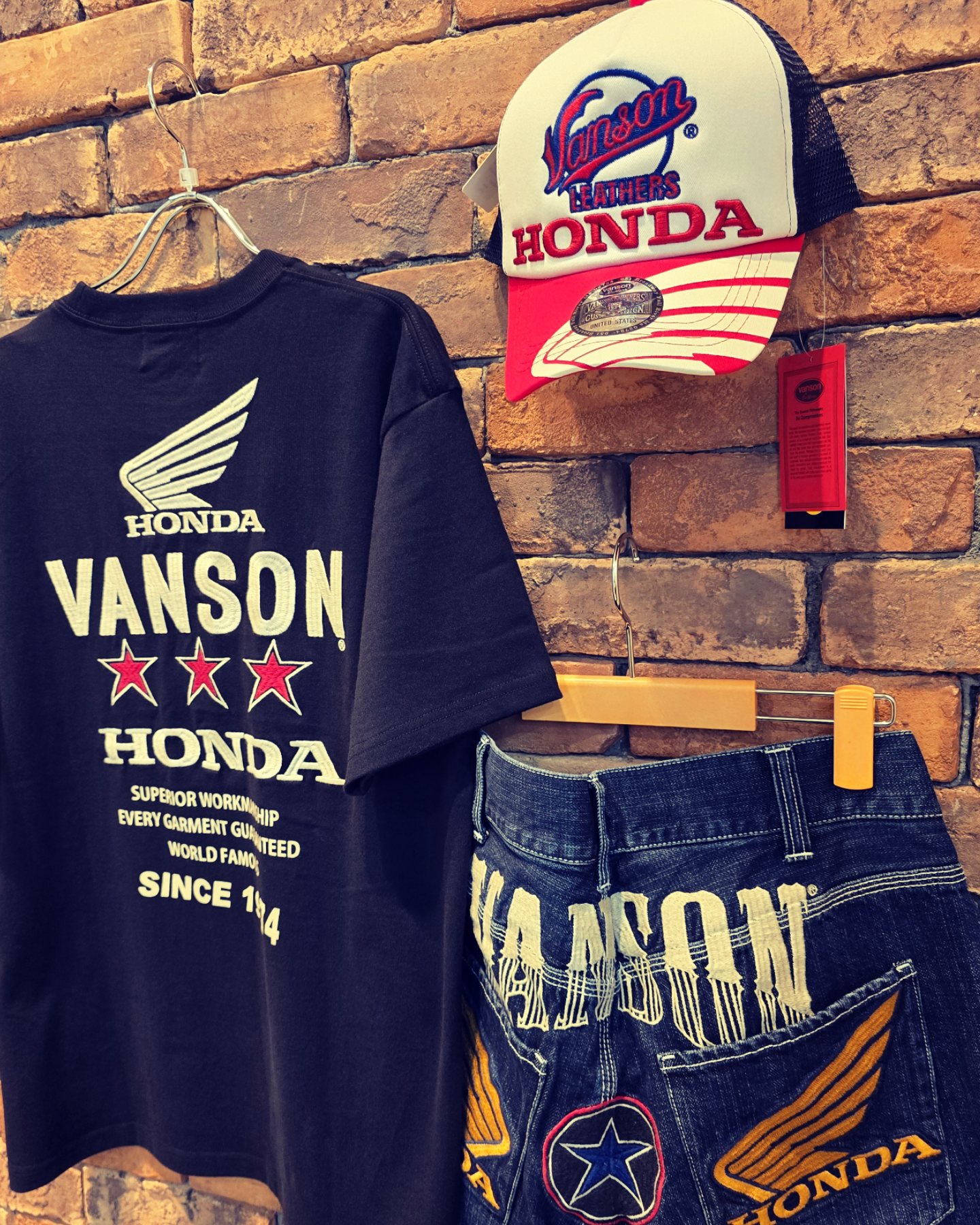 VANSON/HONDA コラボアイテム