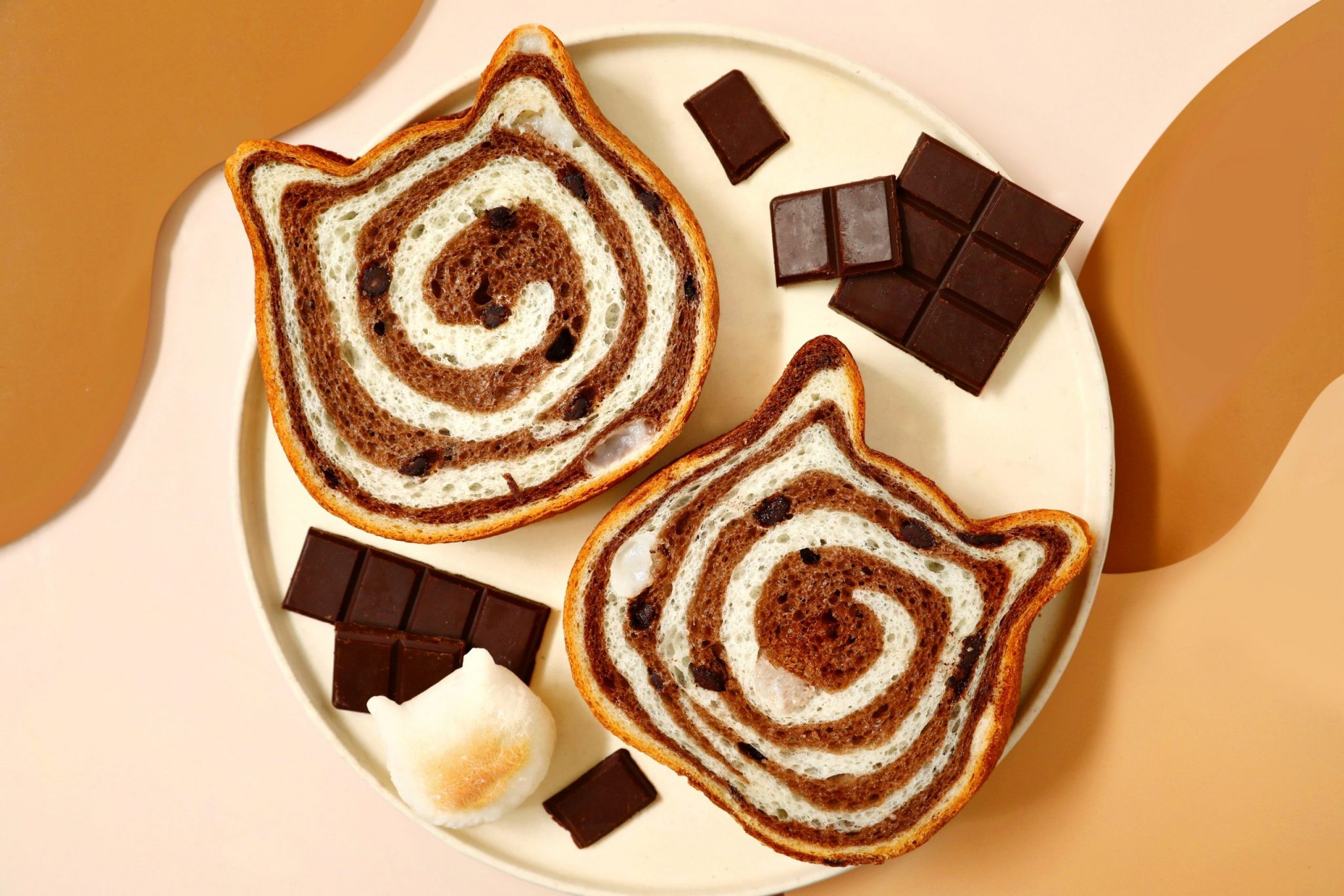 ねこねこ食パンチョコもっちー