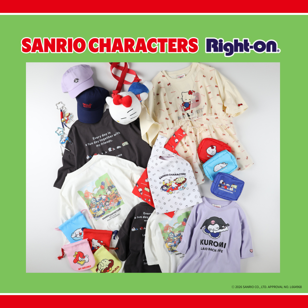 サンリオキャラクターズ×ライトオンコラボ